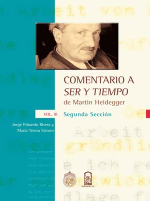 cover image of Comentario a ser y tiempo. Vol. III, Segunda sección
